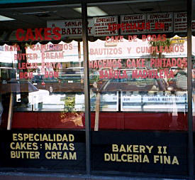 Bakery window