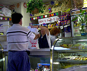 Jorge buys goodies
